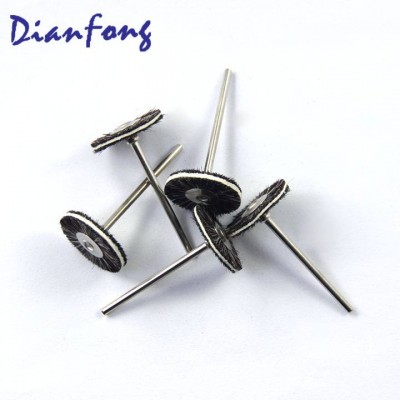 01fr22 High Quality Dental Laboratory Polishing Brush Goat Hair Chamois Leather Dental Brushes