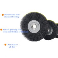 Steel wire circular wheel brush Used for grinding derusting and polishing