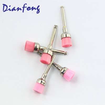 R4Cr high quality pink nylon latch disposable dental polishing brush